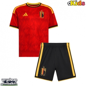 Belgium Kevin De Bruyne #7 Replica Home Minikit World Cup 2026 Short Sleeve (+ pants)